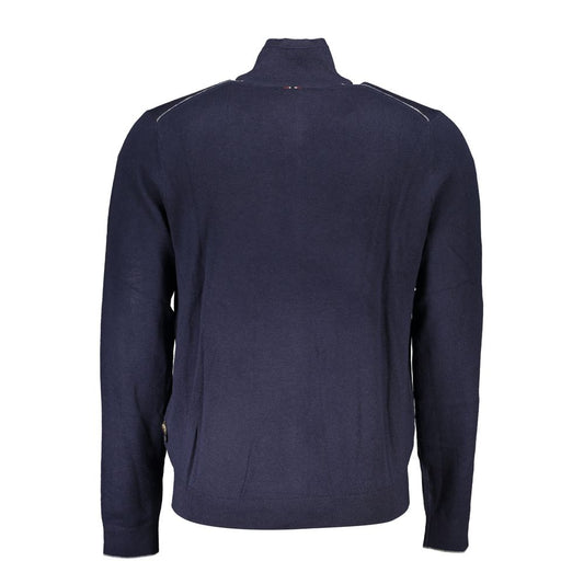 Blue Fabric Sweater