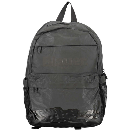 Black Polyester Backpack