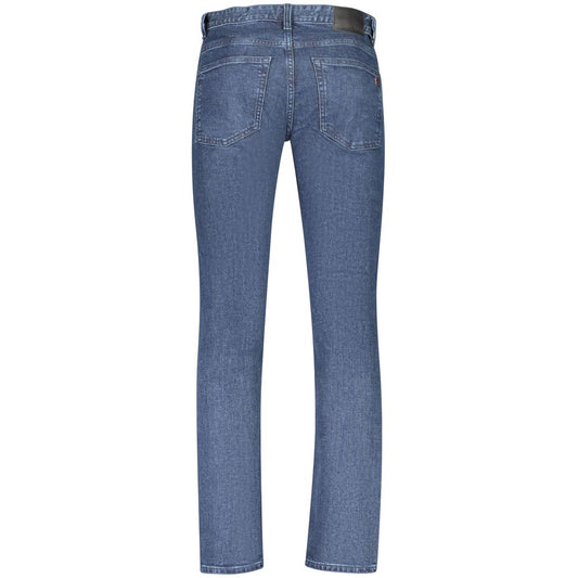 Blue Cotton Men's Slim Fit Jean