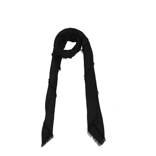 Black Viscose Foulard