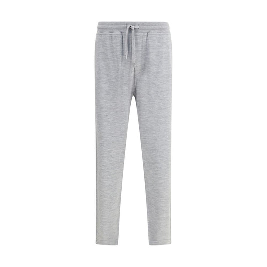 Gray Cashmere Athletic Pants