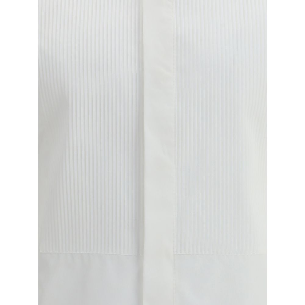 White Cotton Dress Shirt