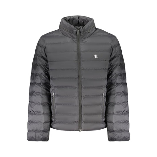 Black Polyamide Men Jacket