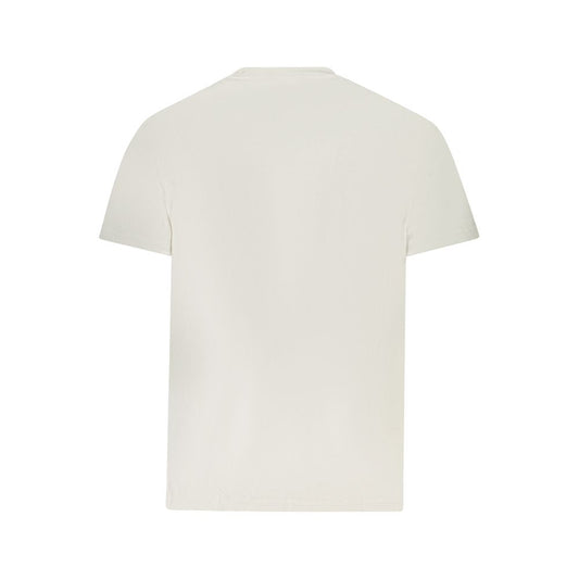 White Cotton Men T-Shirt