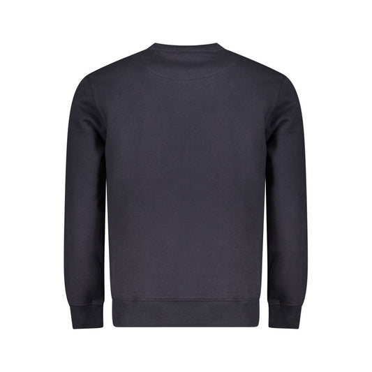 Blue Cotton Men Sweater