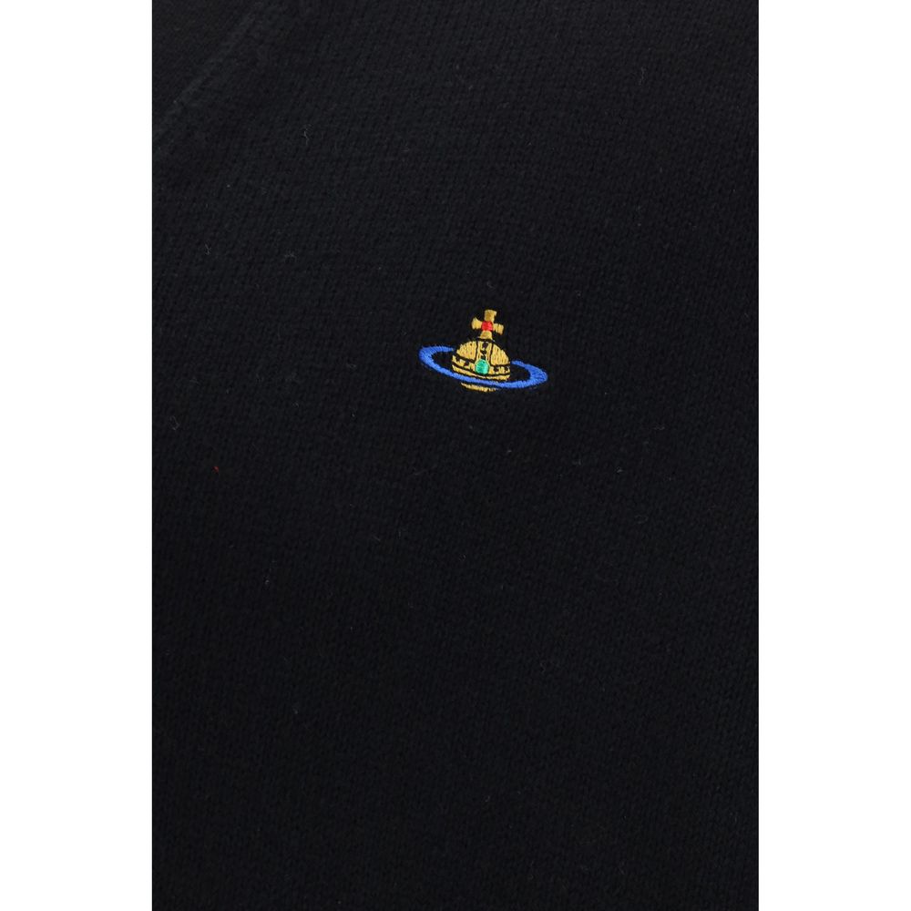 Black Cotton Cardigan