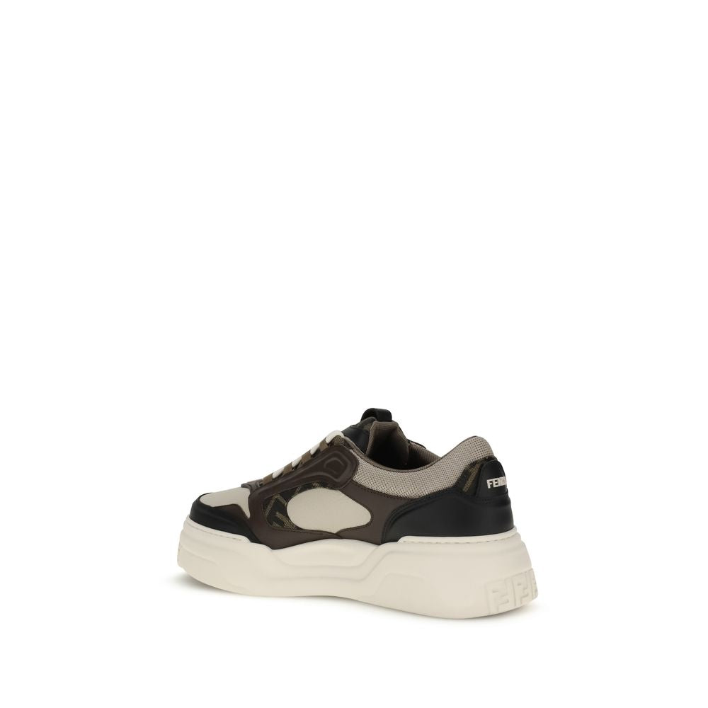 Black Calf Leather Bos Taurus Low Top Sneakers