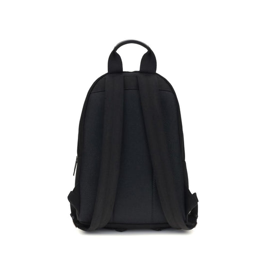 Black Polyester Backpack