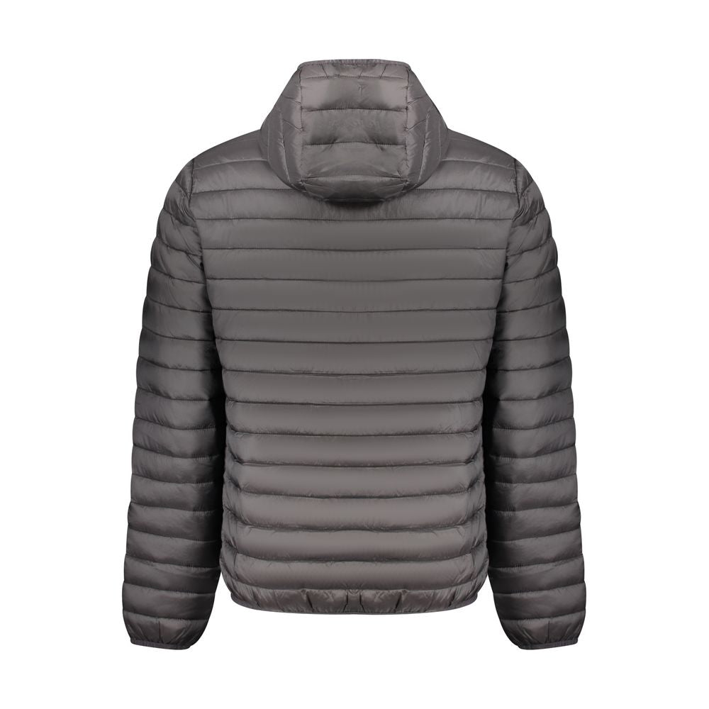 Black Polyester Men's Jacket