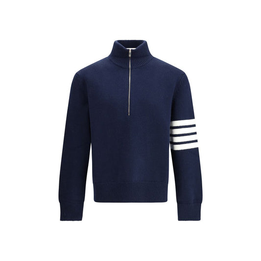 Blue Fleece Wool Sweatshirt