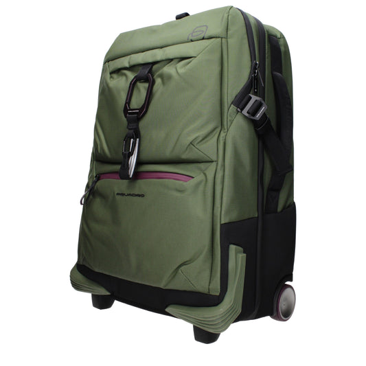 Green Fabric Luggage And Travel