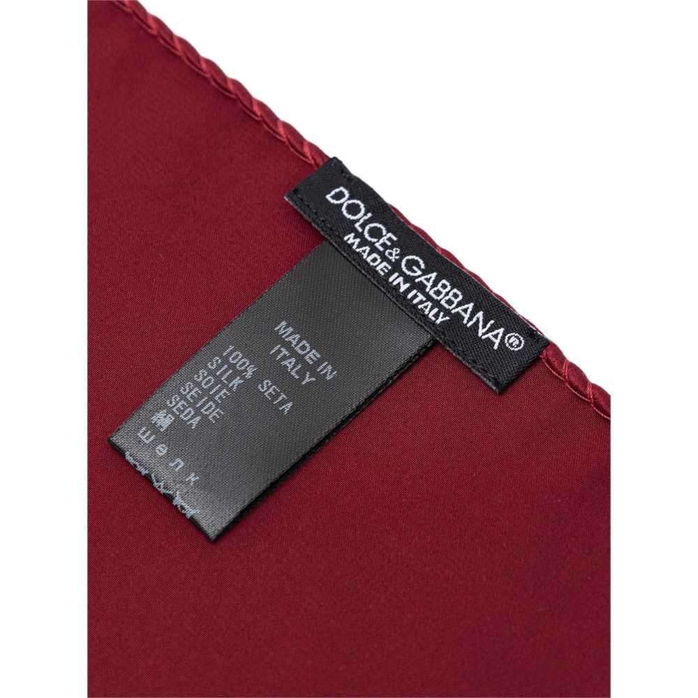 Red Silk Pocket Square