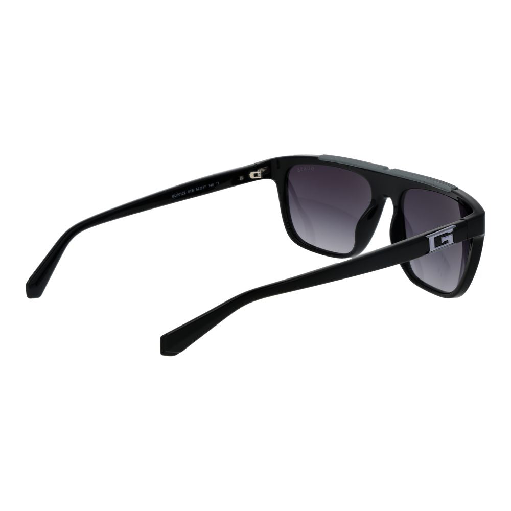 Black Stainless Steel Sunglasses