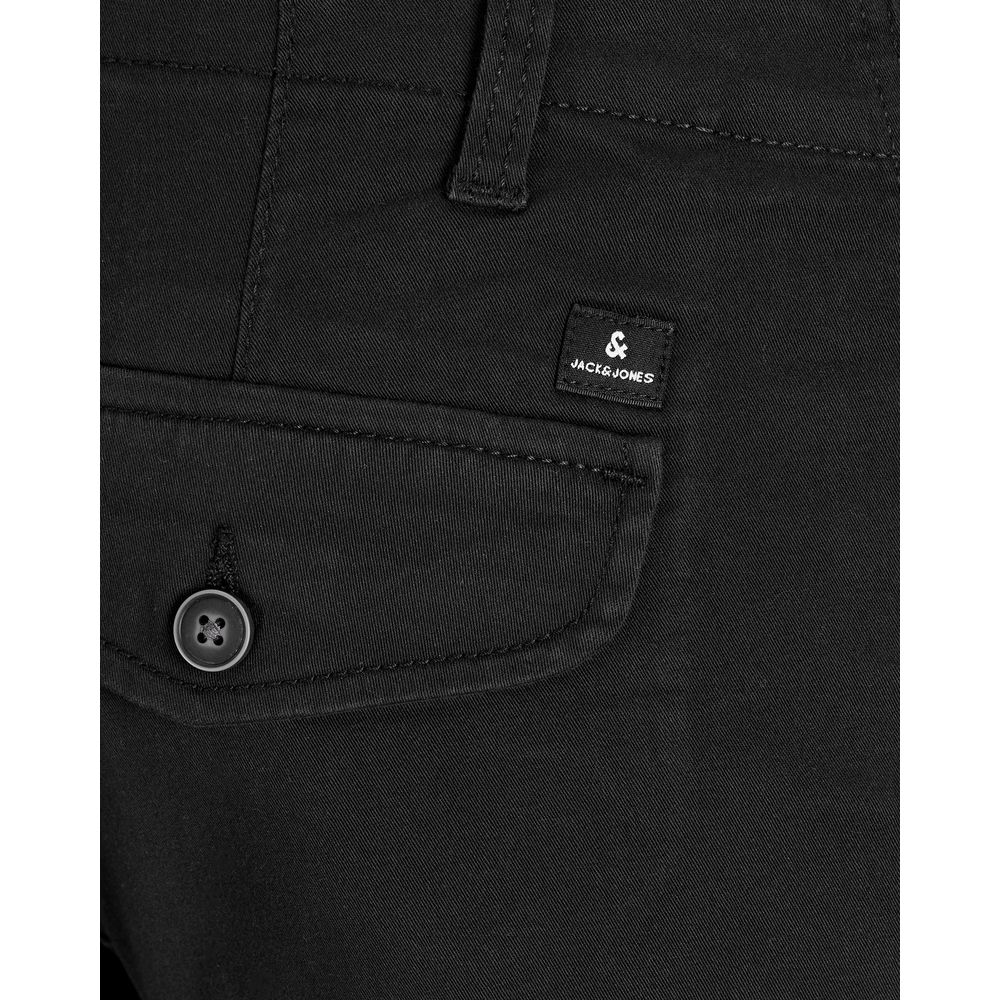 Black Cotton Skinny Pant