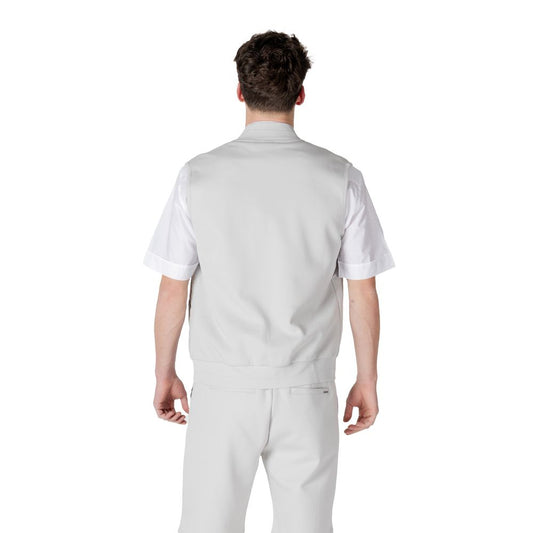 Gray Cotton Jackets & Coat