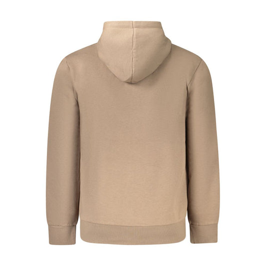 Brown Cotton Men Sweater