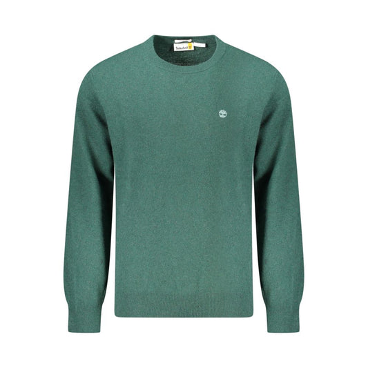 Green Wool Men Sweater