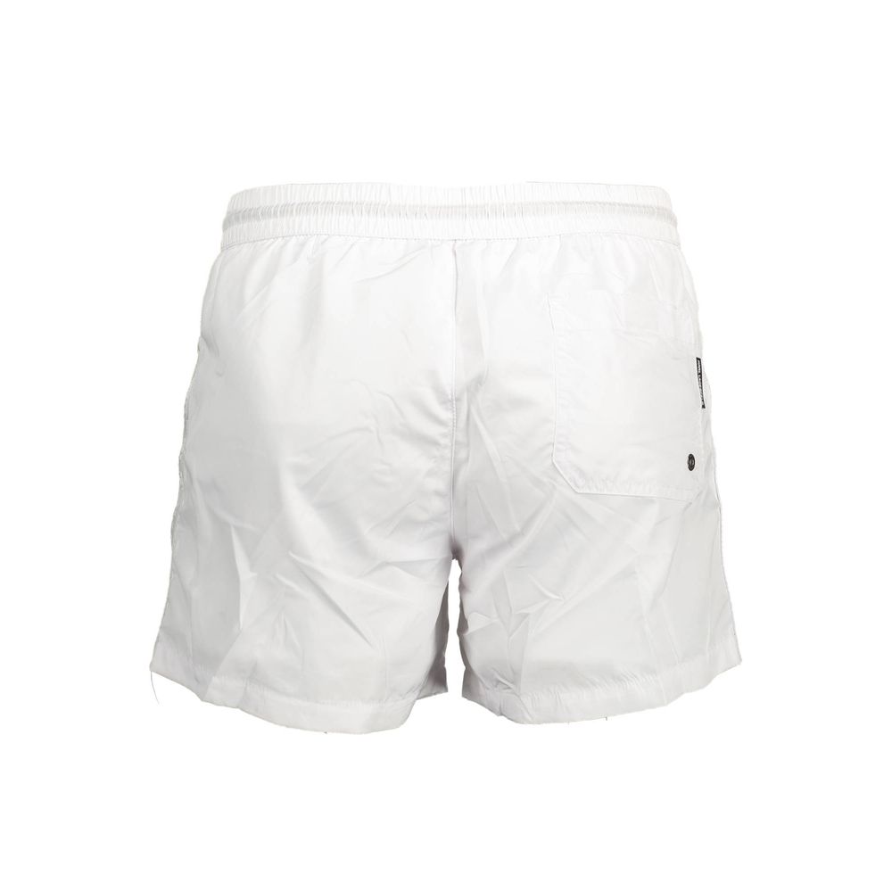 White Polyester Swimwear