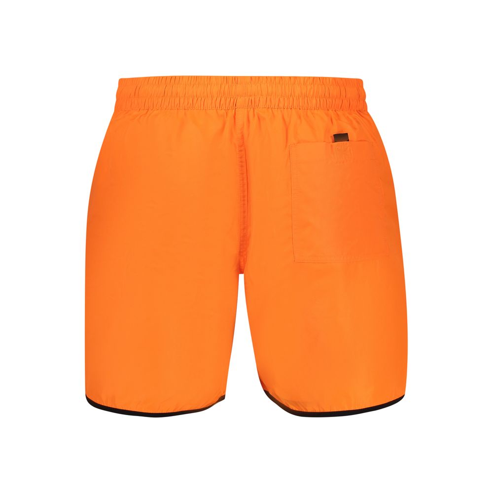 Orange Polyamide Swimwear