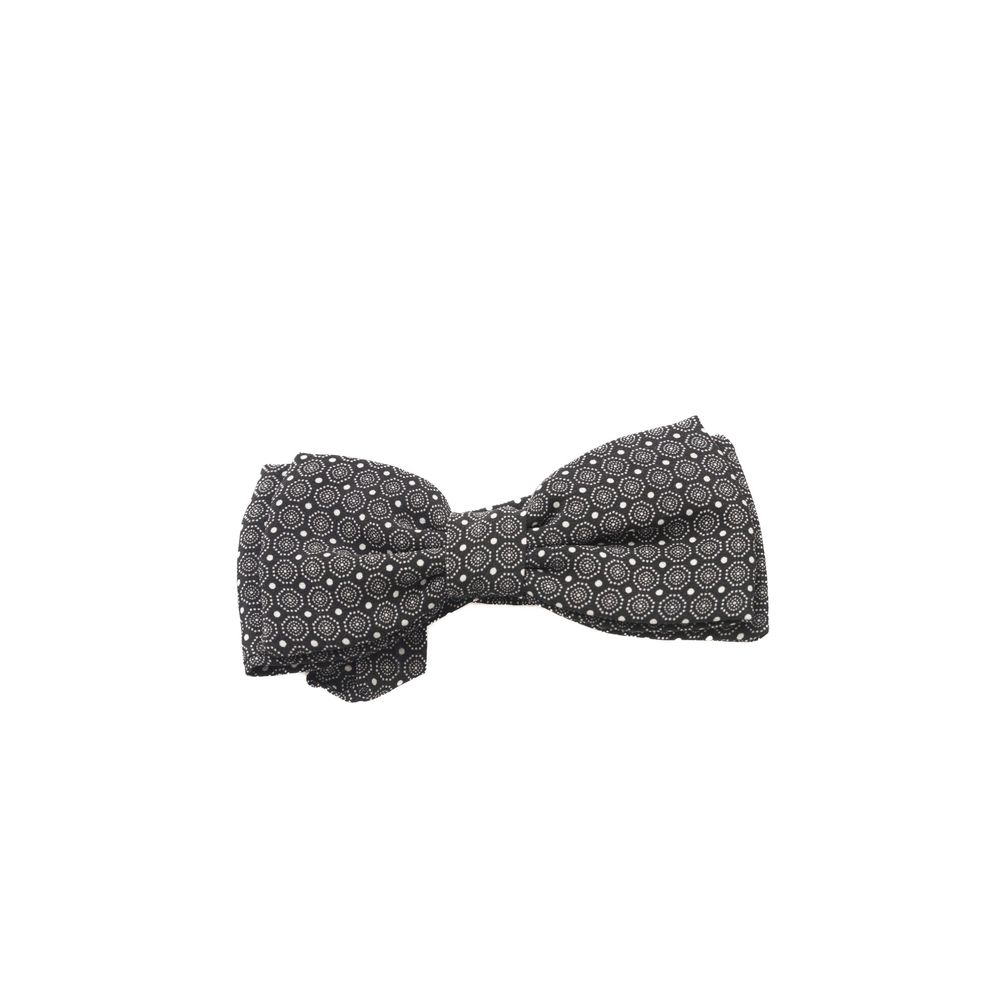 Black Silk Unisex Bowtie