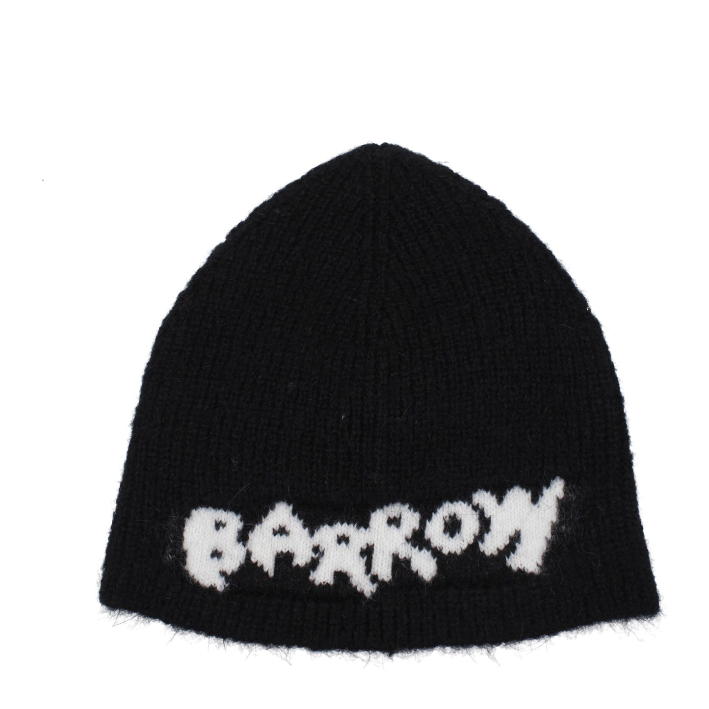 Black Marabou Beanie