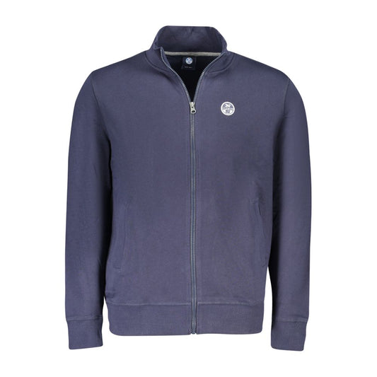 Blue Cotton Men's Sweatshirt