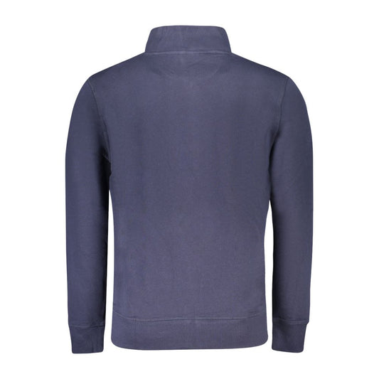 Blue Cotton Men's Sweatshirt