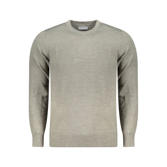 Gray Acrylic Men Sweater