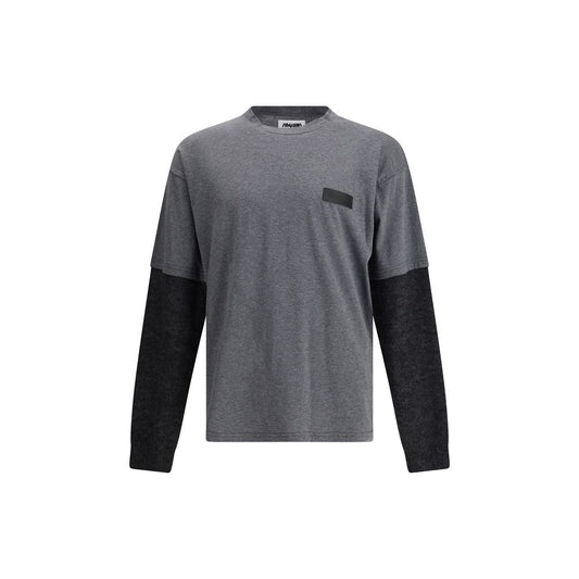 Trauma long sleeve in contrast T-shirt