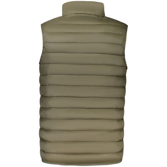 Green Polyester Men Jacket