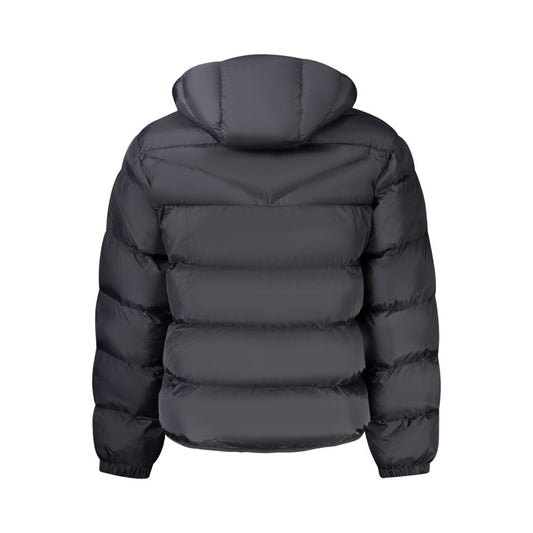 Black Polyamide Men Jacket