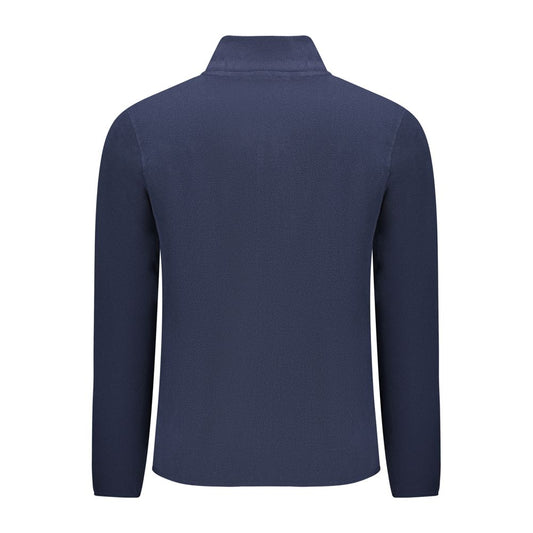 Blue Polyester Men Sweater