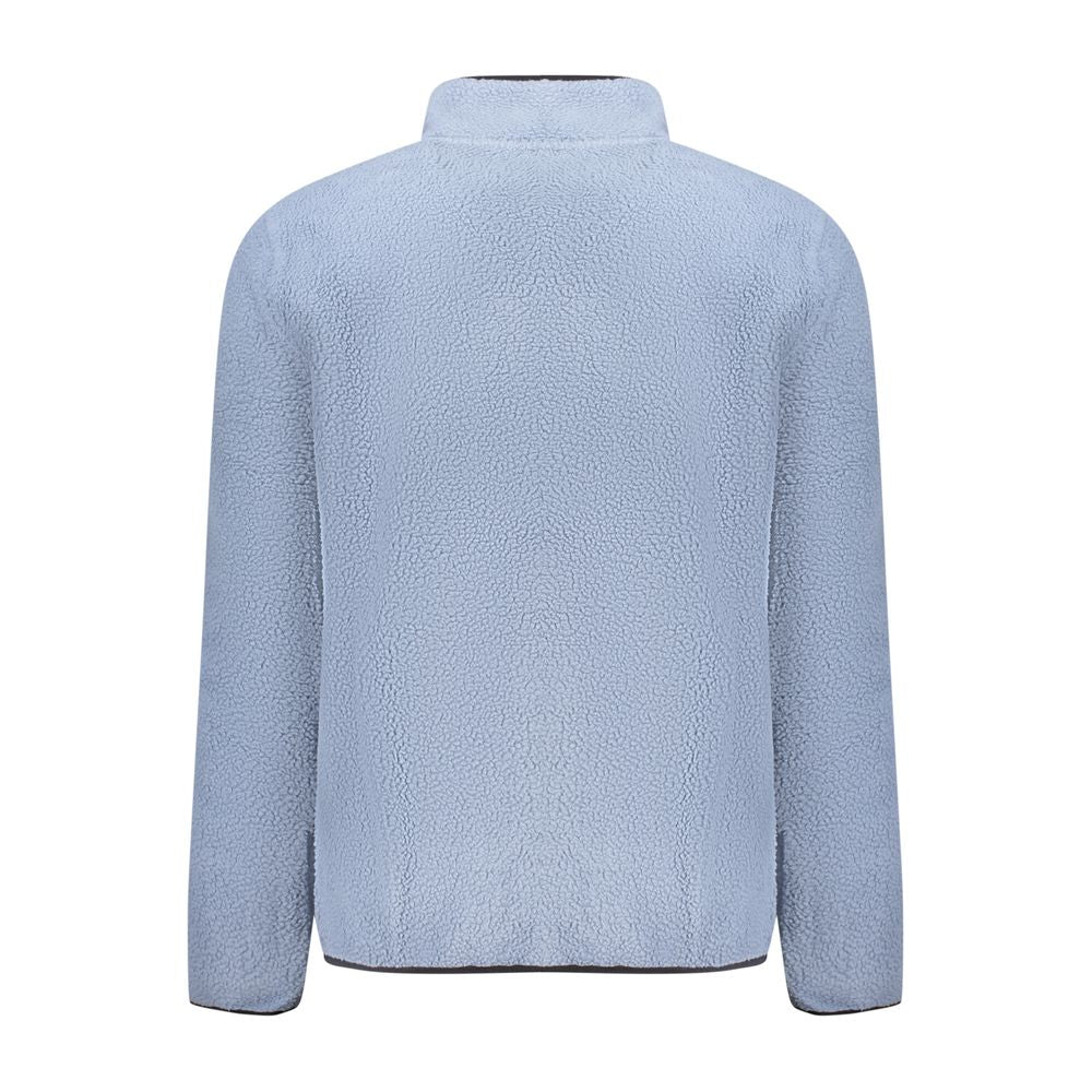 Blue Polyester Men Sweater