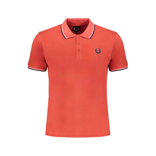 Red Cotton Polo Shirt