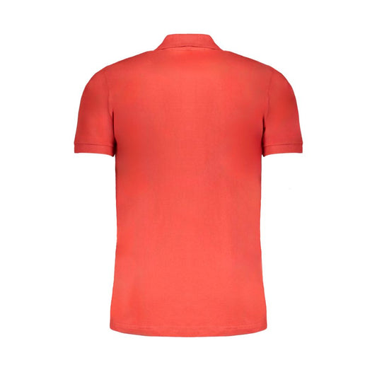 Red Cotton Polo Shirt