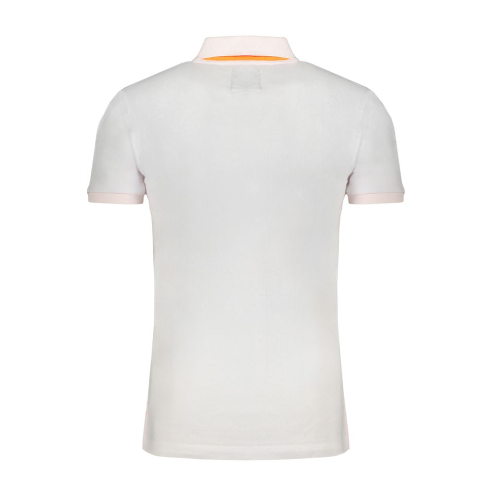 White Cotton Polo Shirt