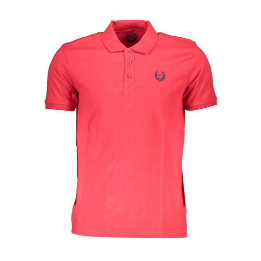 Red Cotton Polo Shirt