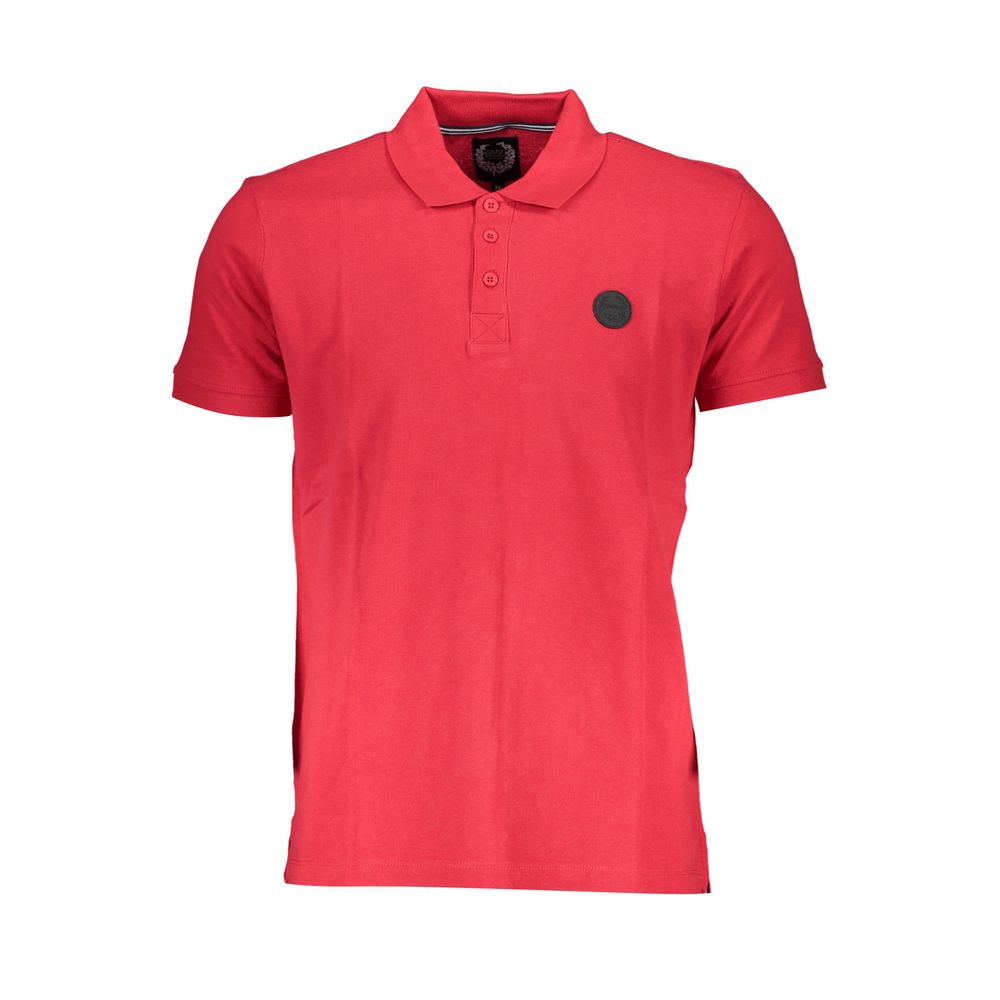 Red Cotton Polo Shirt