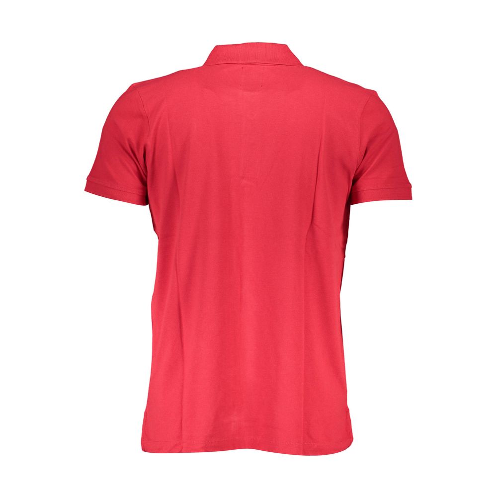 Red Cotton Polo Shirt