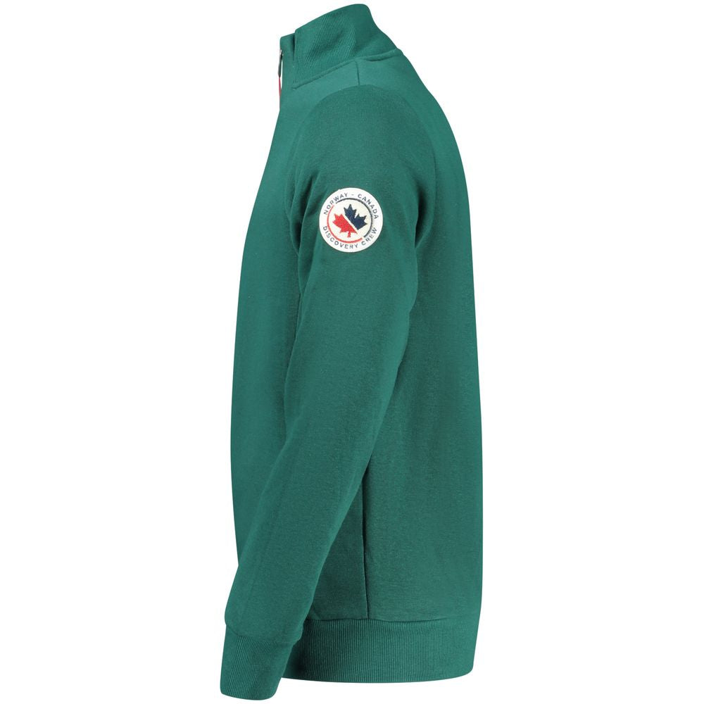 Green Cotton Sweatshirt