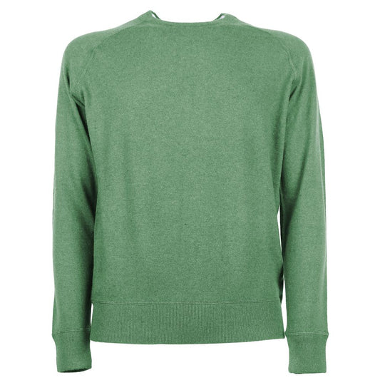 Green Cashmere Men Sweater