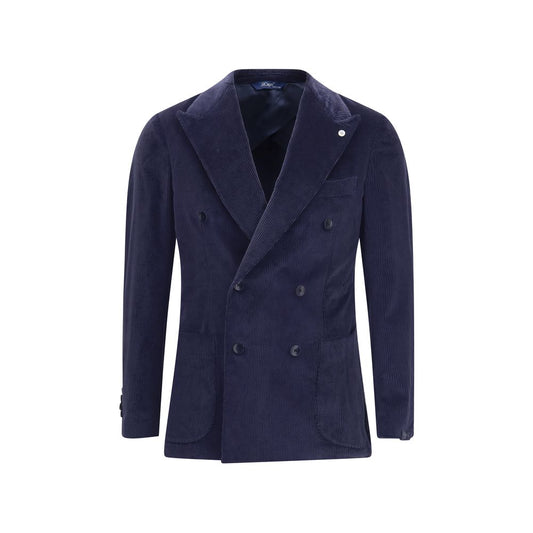 Blue Cotton Blazer