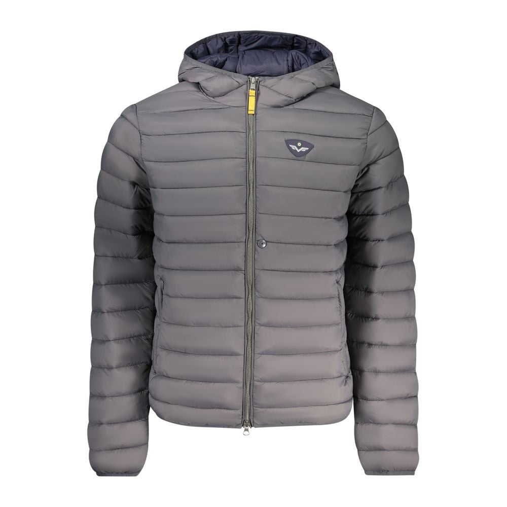 Gray Polyamide Jackets & Coat