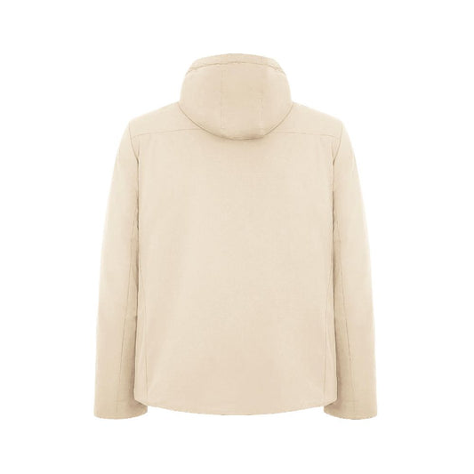 White Polyester Jackets & Coat