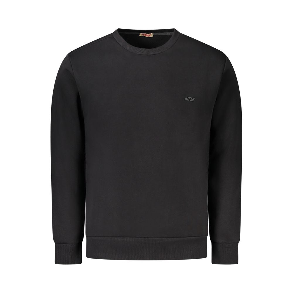Black Cotton Sweatshirt