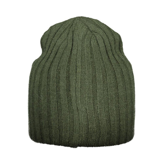 Green Polyester Men Cap