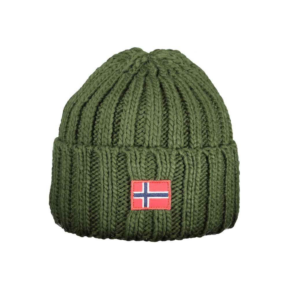 Green Marabou Men Cap