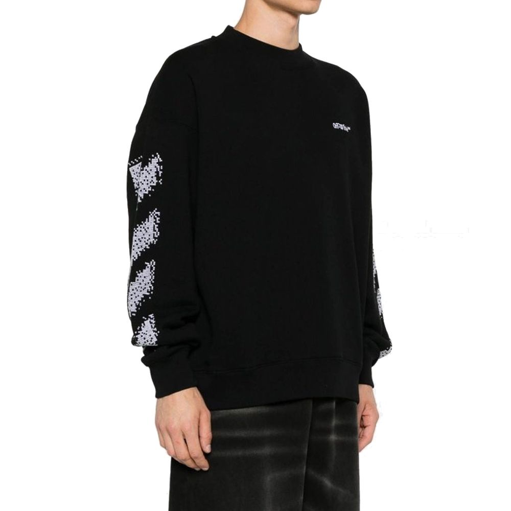 Black Cotton Sweatshirt