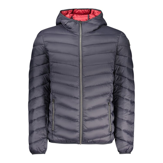 Blue Polyamide Men's Jacket
