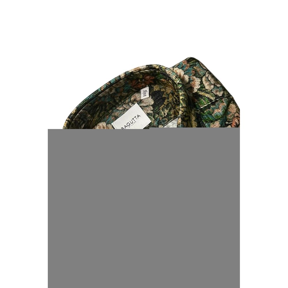 Multicolor Cotton Men Shirt